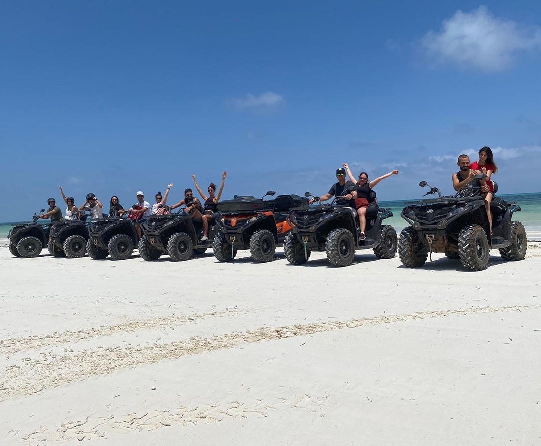 Zanzibar excursions with quad bike